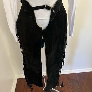 Kids suede western chaps